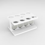 4x2 5mL Magnetic Rack