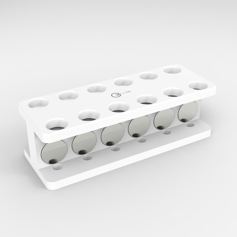 6x2 1.5ml 001 6x2 1.5mL - 2mL Hybrid Magnetic Rack